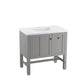 KOHLER K-5288-1WT Tresham 36" Bathroom Vanity Cabinet In Mohair Grey