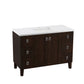 KOHLER K-99535-LG-1WB Poplin 48" Bathroom Vanity Cabinet In Claret Suede