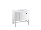 KOHLER K-5288-1WA Tresham 36" Bathroom Vanity Cabinet In Linen White