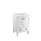 KOHLER K-99527-LG-1WA Poplin 24" Bathroom Vanity Cabinet In Linen White