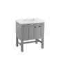 KOHLER K-5289-1WT Tresham 31" Bathroom Vanity Cabinet In Mohair Grey