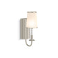 KOHLER K-27438-SC01-SNL Tresdoux One-Light Sconce In Polished Nickel