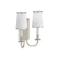 KOHLER K-28544-SC02-SNL Tresdoux Two-Light Sconce In Polished Nickel