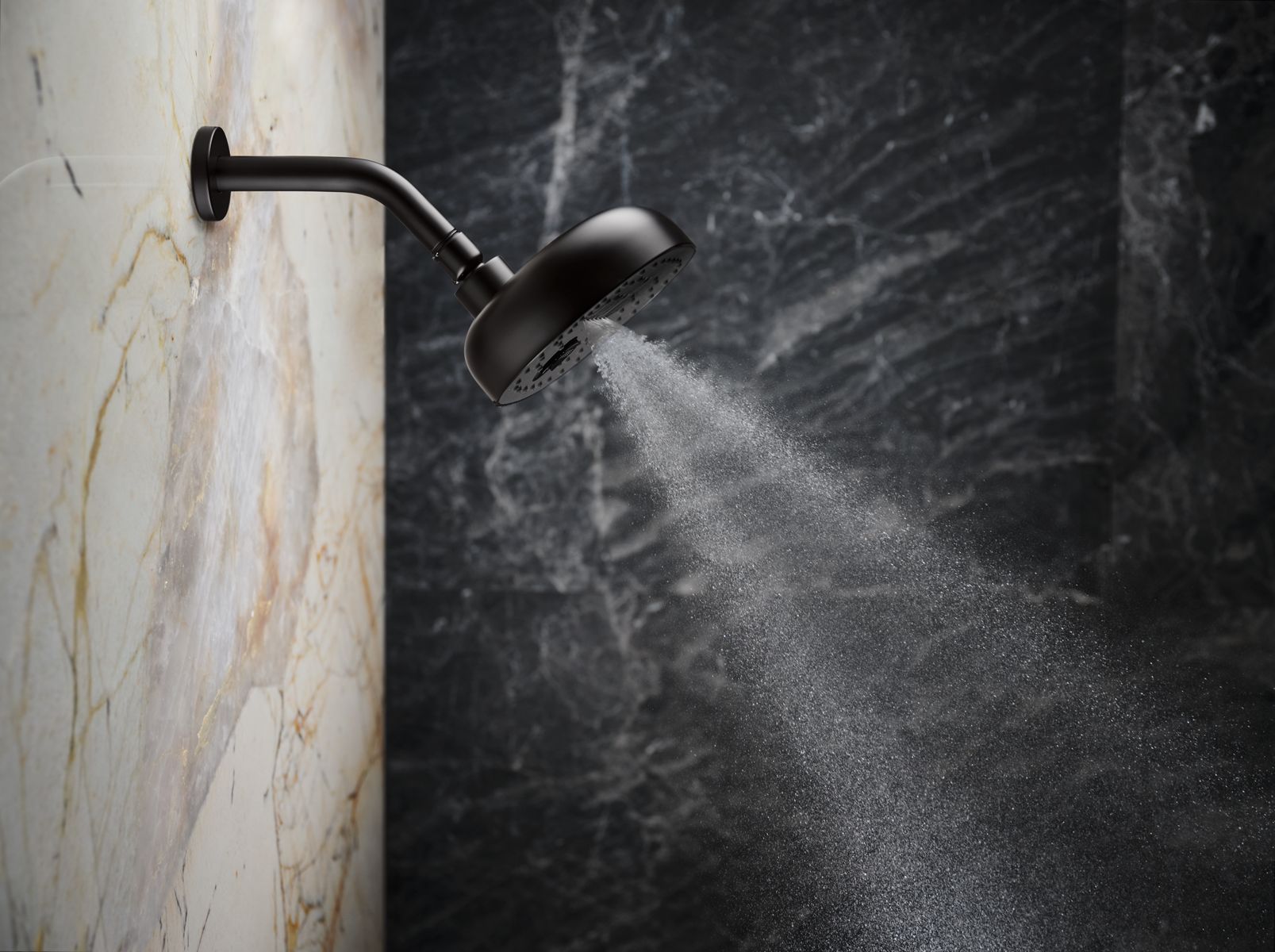 KOHLER K-26290-CP Statement Three-Function Showerhead, 2.5 Gpm - Polished Chrome