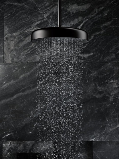 KOHLER K-26292-BL Statement Round 14" single-function rainhead, 2.5 gpm - Matte Black
