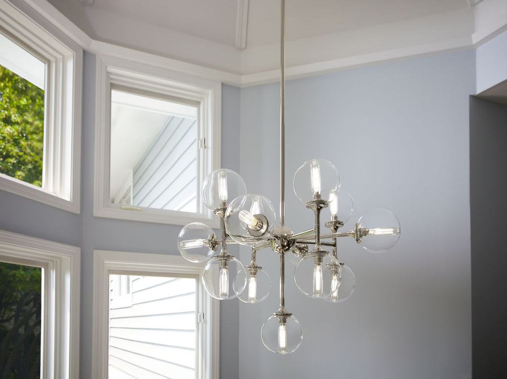 KOHLER K-31767-CH13-2GL Bellera 32" Chandelier - Brushed Moderne Brass