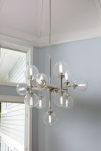 KOHLER K-31767-CH13-2GL Bellera 32" Chandelier - Brushed Moderne Brass