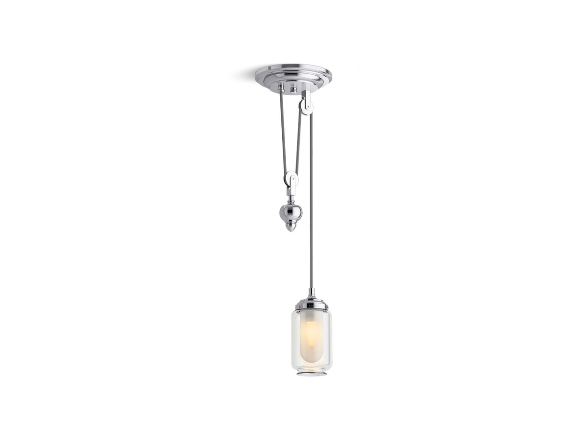 KOHLER K-22654-PE01-CPL Artifacts 4" Adjustable Pendant - Polished Chrome