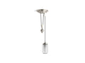 KOHLER K-22654-PE01-SNL Artifacts 4" Adjustable Pendant - Polished Nickel