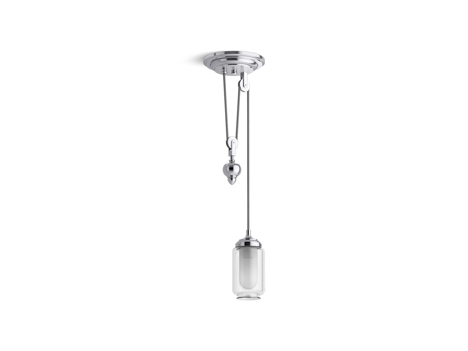 KOHLER K-22654-PE01-CPL Artifacts 4" Adjustable Pendant - Polished Chrome