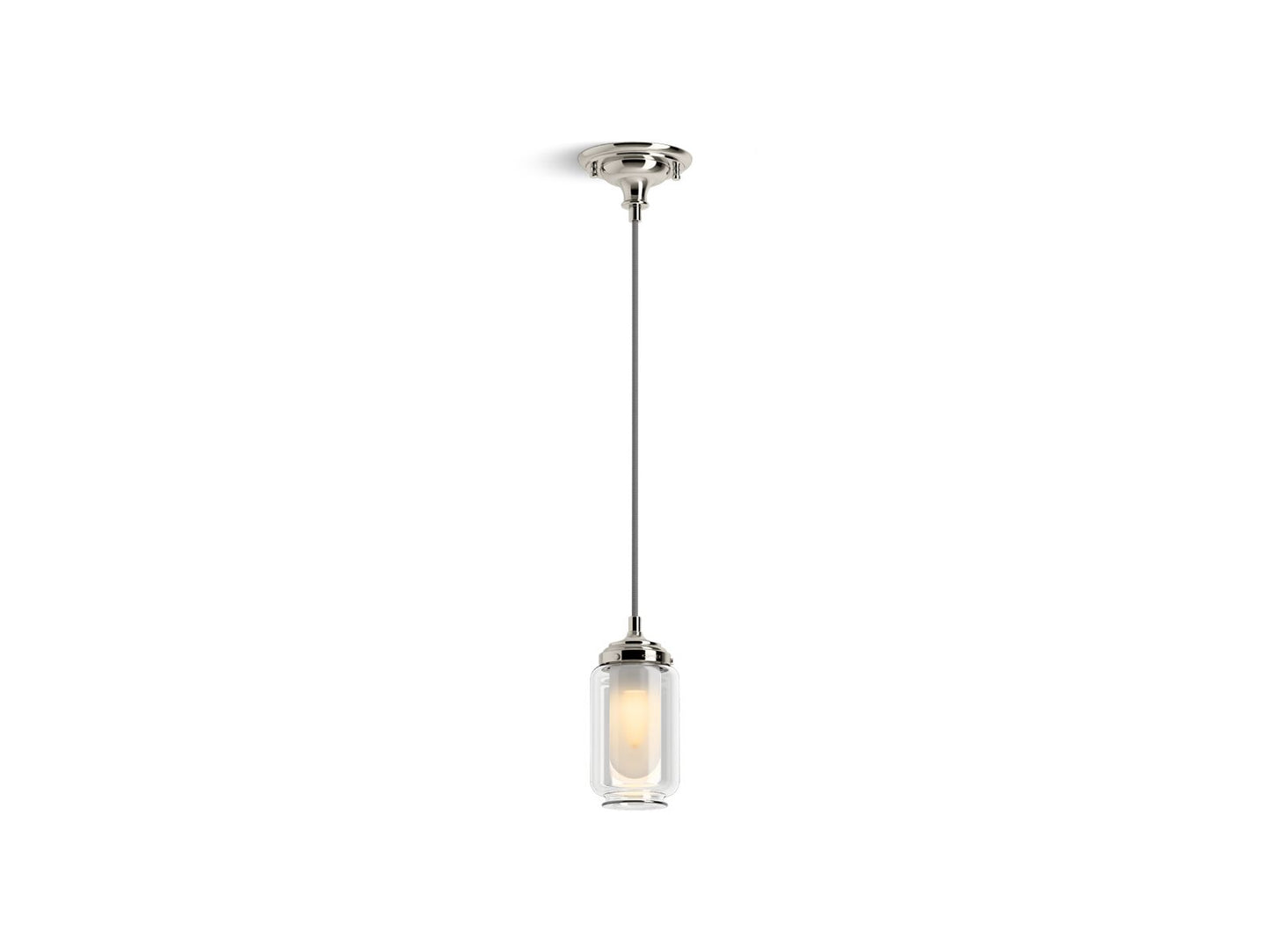 KOHLER K-22653-PE01-SNL Artifacts 4" Pendant In Polished Nickel