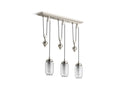 KOHLER K-22659-CH03-SNL Artifacts 27-1/2" Adjustable Linear Chandelier In Polished Nickel