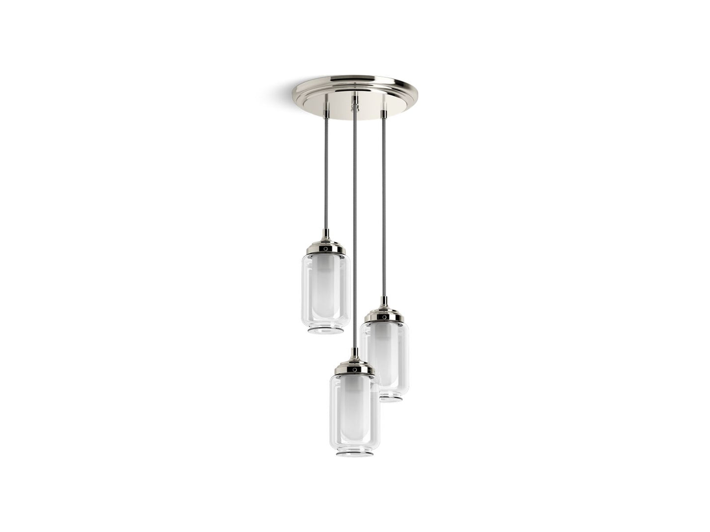 KOHLER K-22655-PE03-SNL Artifacts 11" pendant - Polished Nickel