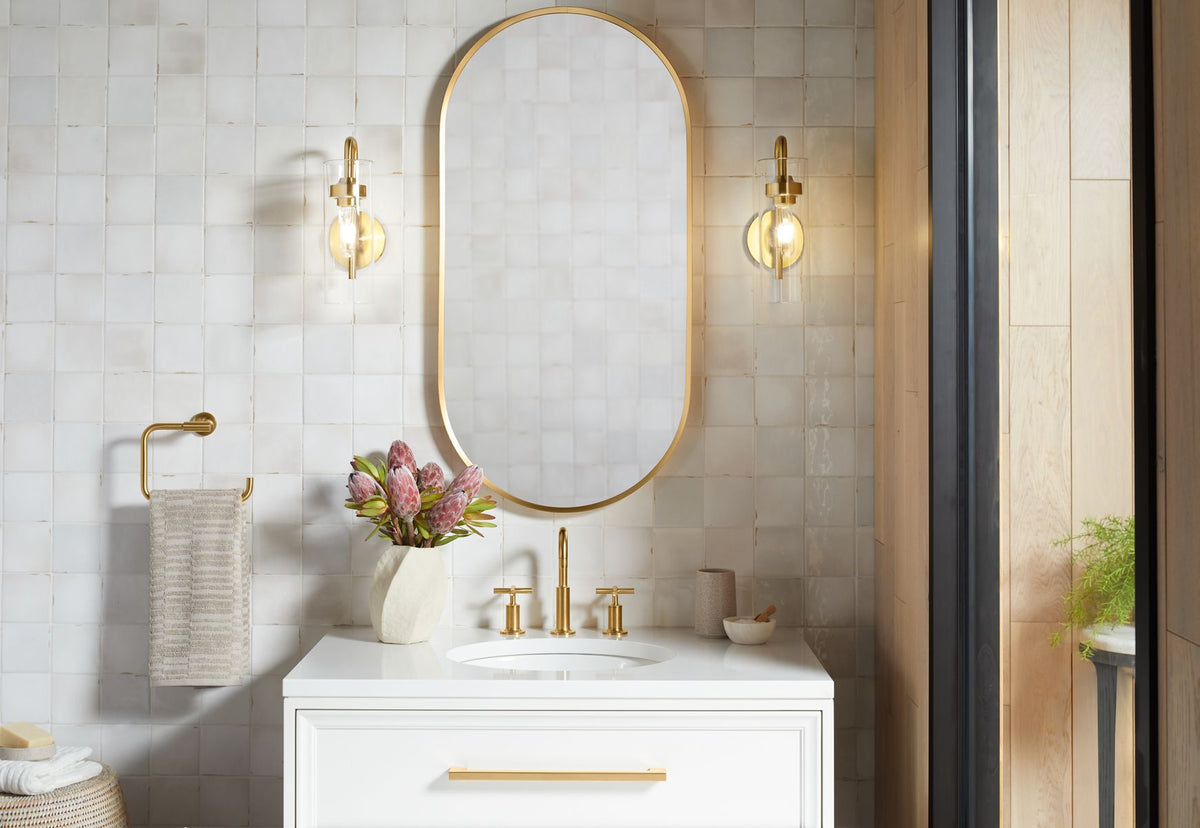 KOHLER K-27262-SC01-BLL Purist One-Light Sconce - Matte Black