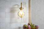 KOHLER K-27262-SC01-BLL Purist One-Light Sconce - Matte Black