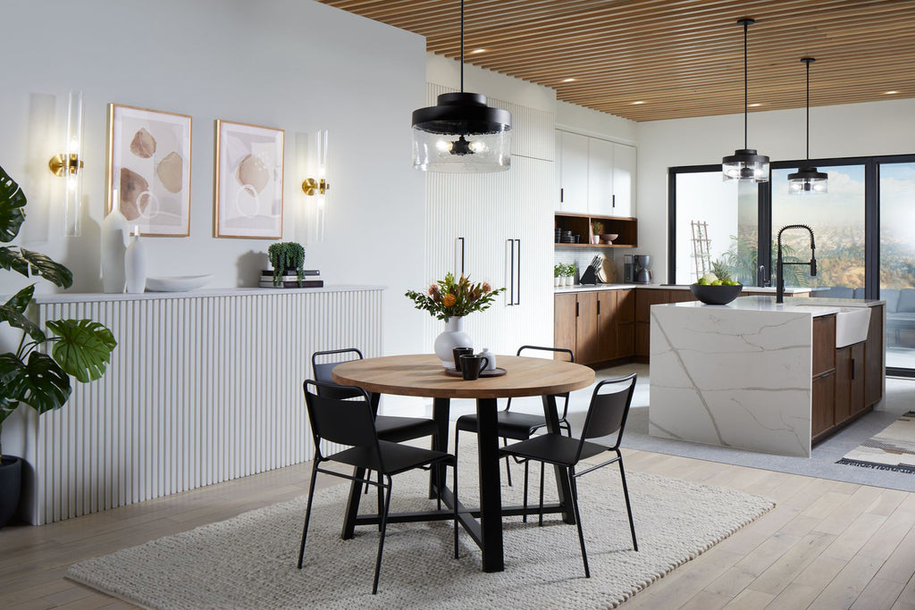 KOHLER K-27266-PE04-BLL Purist 18" Pendant - Matte Black
