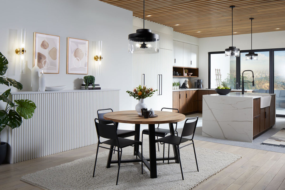 KOHLER K-27266-PE04-BLL Purist 18" Pendant - Matte Black