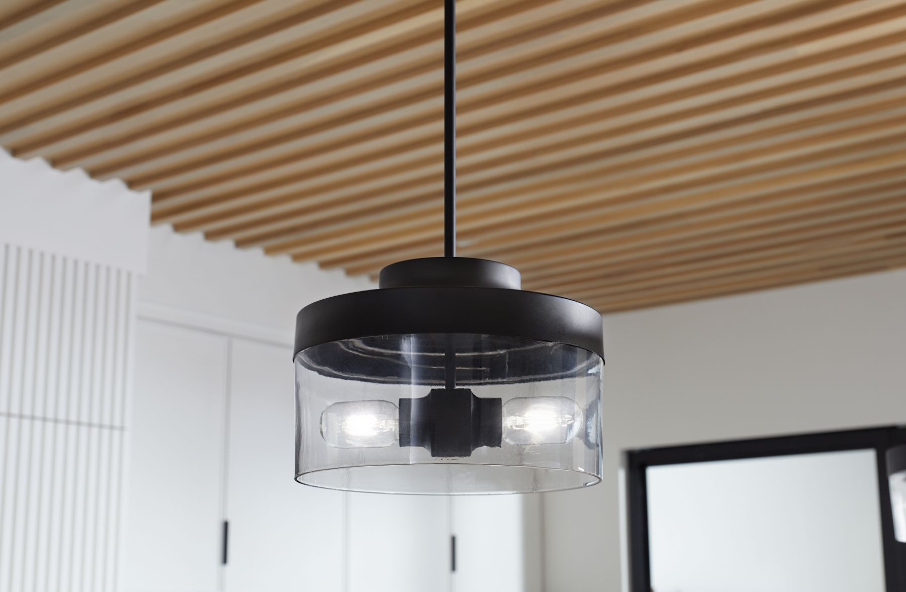 KOHLER K-27266-PE04-BLL Purist 18" Pendant - Matte Black