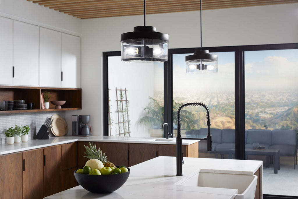 KOHLER K-27266-PE04-BLL Purist 18" Pendant - Matte Black
