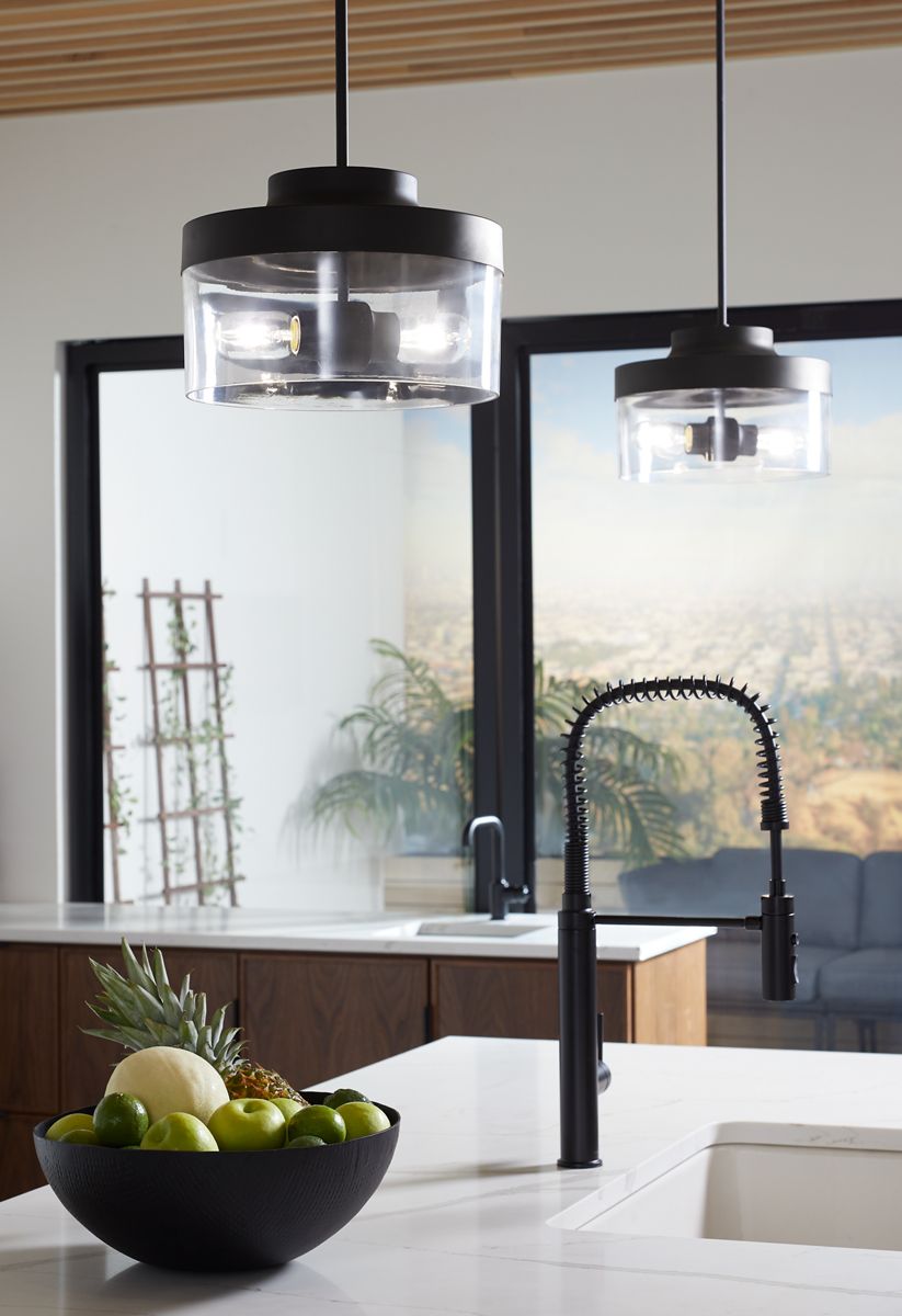 KOHLER K-27265-PE02-BLL Purist 12-1/2" Pendant - Matte Black