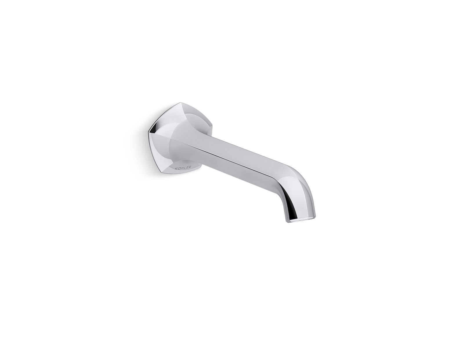 KOHLER K-T27011-ND-BN Occasion Wall-Mount Bathroom Sink Faucet Spout With Straight Design, 1.2 Gpm - Vibrant Brushed Nickel