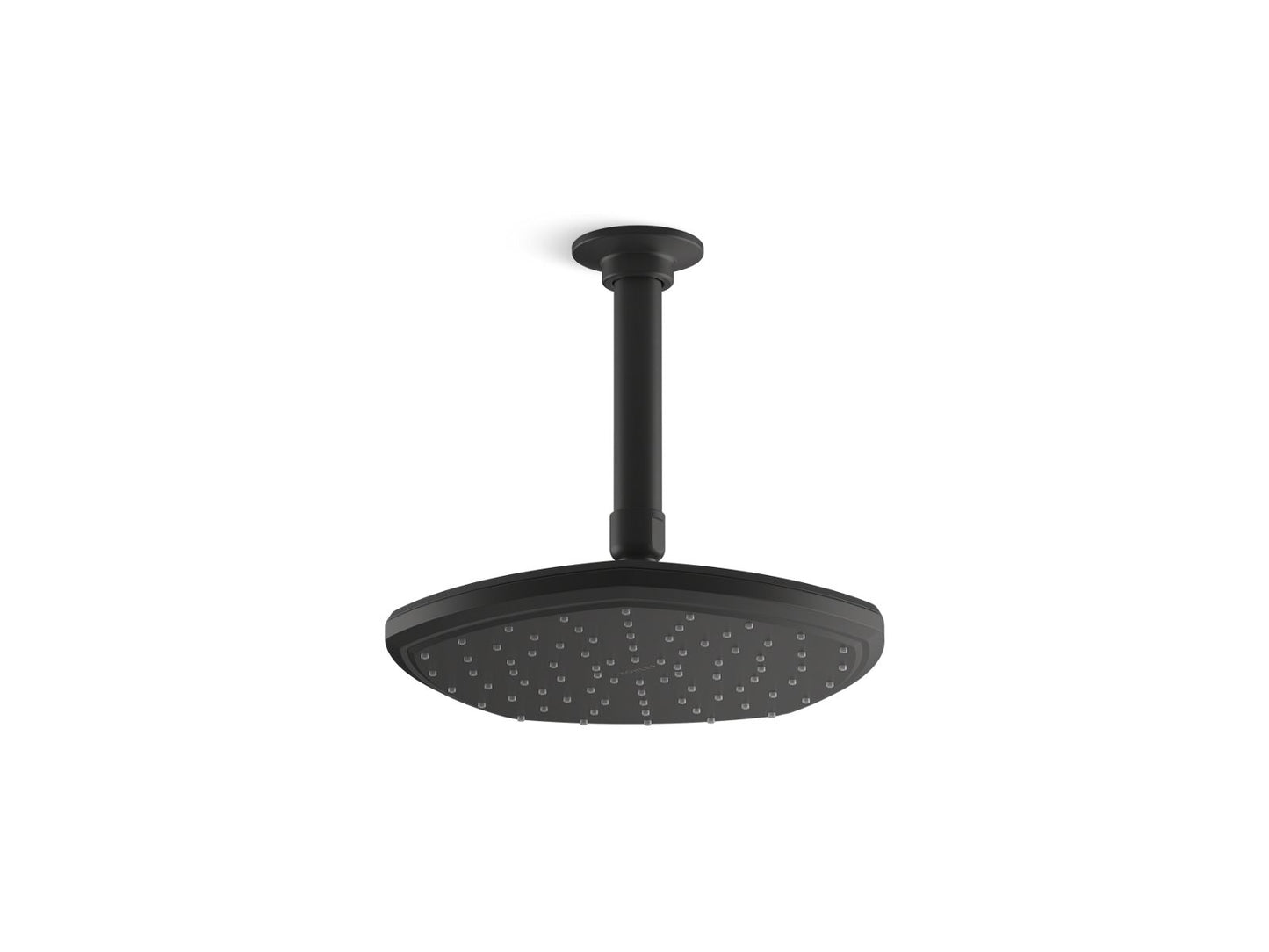 KOHLER K-27051-BL Occasion 8" Single-Function Rainhead, 2.5 Gpm In Matte Black