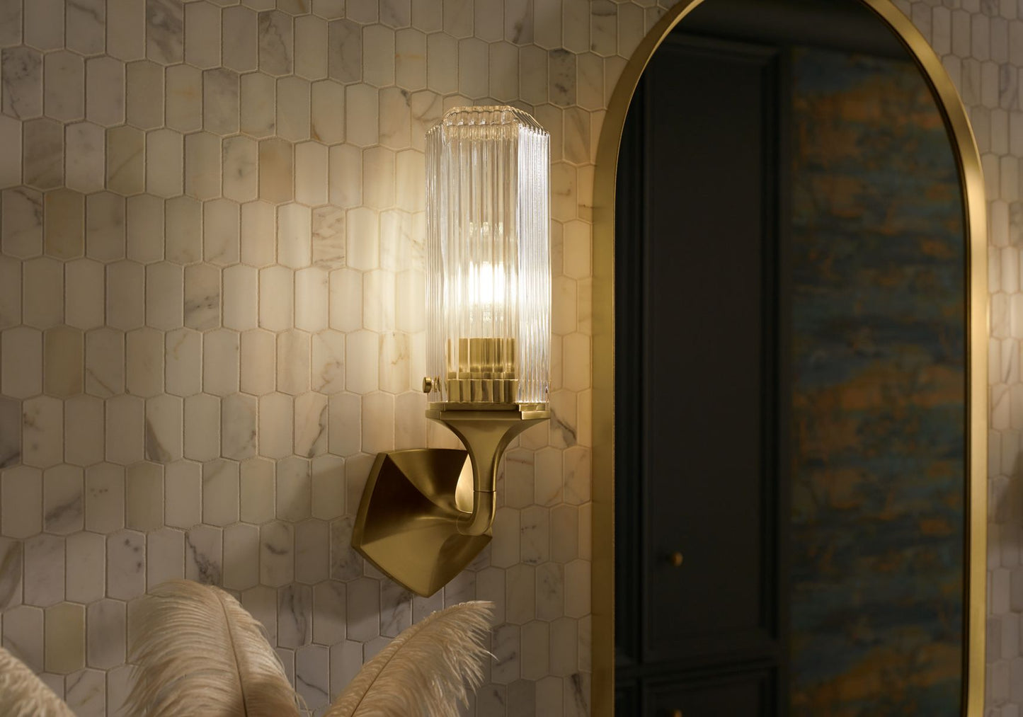 KOHLER K-31775-SC01-2GL Occasion One-light sconce - Brushed Moderne Brass