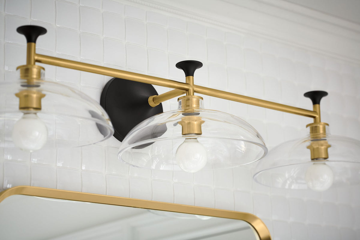 KOHLER K-31770-SC03-2GL Tone Three-Light Sconce - Brushed Moderne Brass