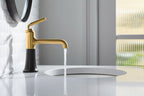 KOHLER K-27415-4N-2MB Tone Single-Handle Bathroom Sink Faucet, 0.5 Gpm - Vibrant Brushed Moderne Brass