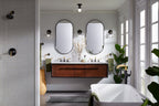 KOHLER K-26051-BLL Essential 20" X 40" Capsule Framed Mirror - Matte Black