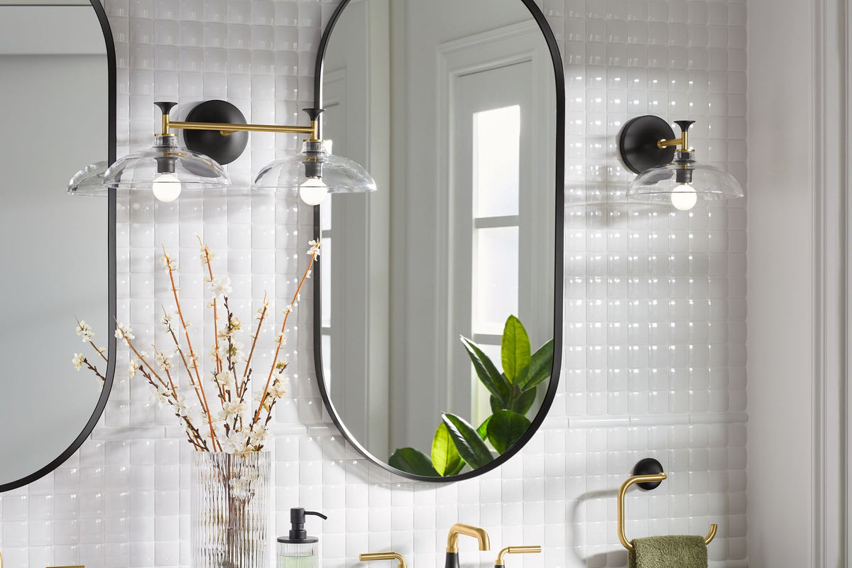 KOHLER K-31768-SC01-BLL Tone One-Light Sconce - Matte Black
