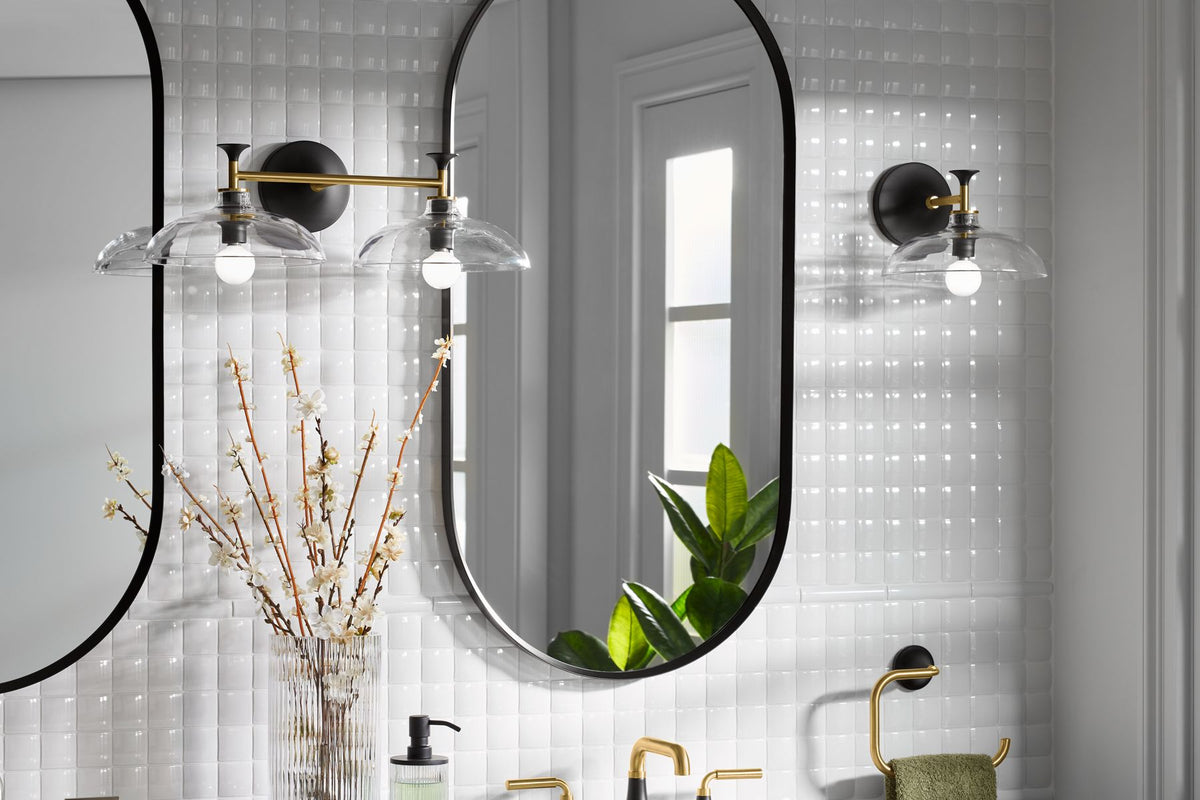 KOHLER K-31768-SC01-BLL Tone One-Light Sconce - Matte Black