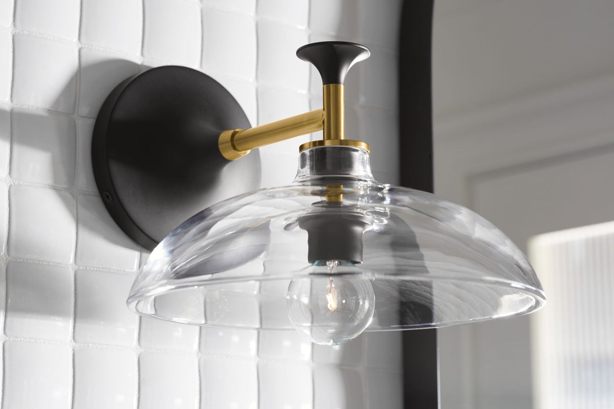 KOHLER K-31768-SC01-BLL Tone One-Light Sconce - Matte Black