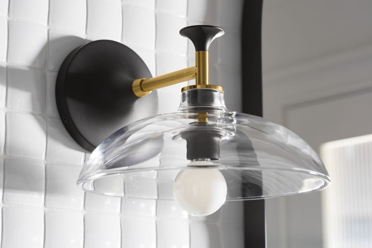 KOHLER K-31768-SC01-BLL Tone One-Light Sconce - Matte Black