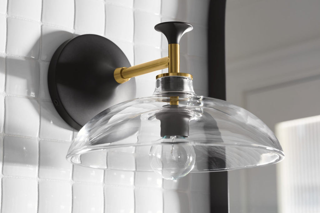 KOHLER K-31768-SC01-BLL Tone One-Light Sconce - Matte Black