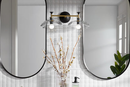 KOHLER K-31769-SC02-BNL Tone Two-light sconce - Brushed Nickel