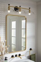 KOHLER K-31770-SC03-2GL Tone Three-Light Sconce - Brushed Moderne Brass