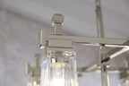 KOHLER K-31759-CH08-SNL Riff 35" Chandelier - Polished Nickel