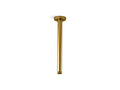 KOHLER K-26321-2MB Statement 12" Ceiling-Mount Single-Function Rainhead Arm And Flange - Vibrant Brushed Moderne Brass