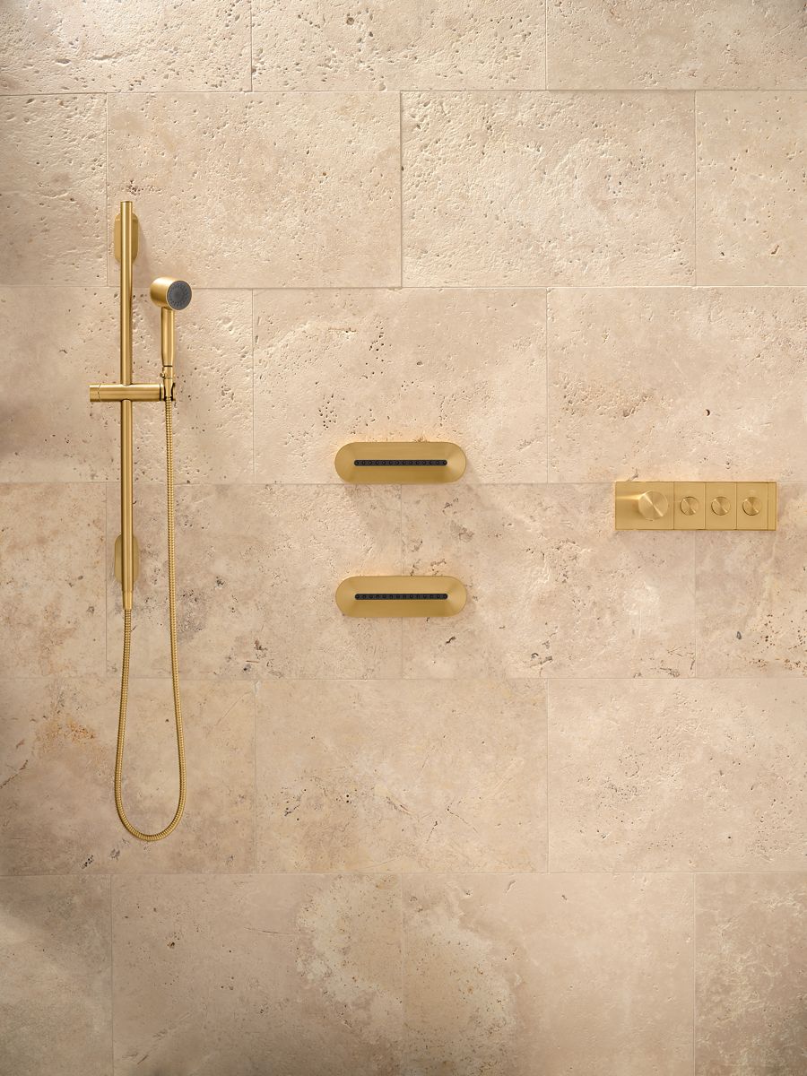 KOHLER K-26286-G-2MB Statement Iconic Single-Function Handshower, 1.75 Gpm - Vibrant Brushed Moderne Brass