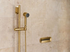 KOHLER K-26286-G-2MB Statement Iconic Single-Function Handshower, 1.75 Gpm - Vibrant Brushed Moderne Brass