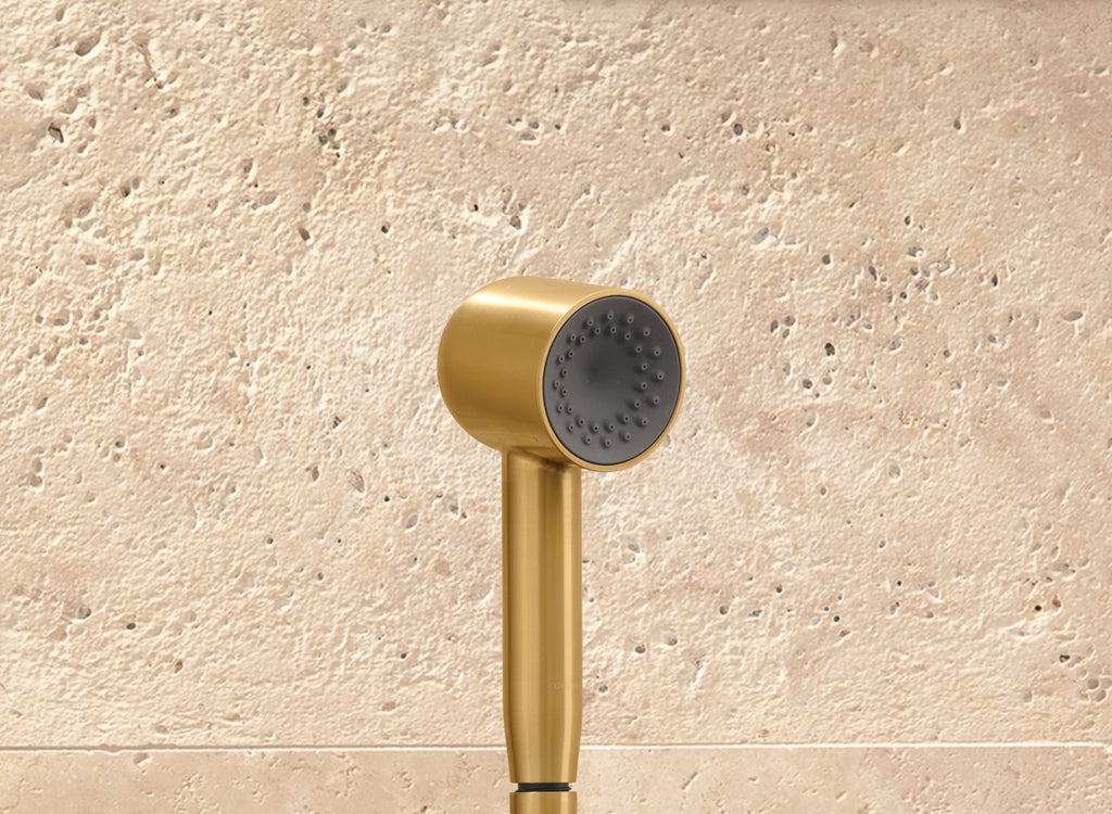 KOHLER K-26286-G-2MB Statement Iconic Single-Function Handshower, 1.75 Gpm - Vibrant Brushed Moderne Brass