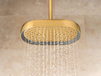 KOHLER K-26293-BL Statement Oblong 12" Single-Function Rainhead, 2.5 Gpm - Matte Black