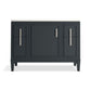 KOHLER K-33546-ASB-1WX Southerk 48" Bathroom Vanity Cabinet With Sink And Quartz Top In Slate Grey