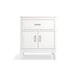 KOHLER K-33552-ASB-0 Seer 30" Bathroom Vanity Cabinet With Sink And Quartz Top In White