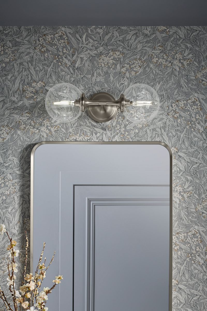 KOHLER K-31762-SC02-BLL Bellera Two-Light Sconce - Matte Black