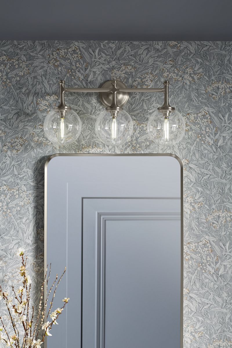 KOHLER K-31763-SC03-BLL Bellera Three-Light Sconce - Matte Black
