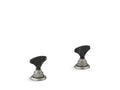 KOHLER K-98068-6NRO-BV Artifacts Nero Marquina T-Handle Bathroom Sink Faucet Handles In Vibrant Brushed Bronze