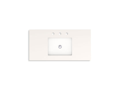 KOHLER K-33553-ASB-0 Seer 36" bathroom vanity cabinet with sink and quartz top - White