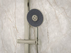 KOHLER K-26282-2MB Statement Round Three-Function Handshower, 2.5 Gpm - Vibrant Brushed Moderne Brass